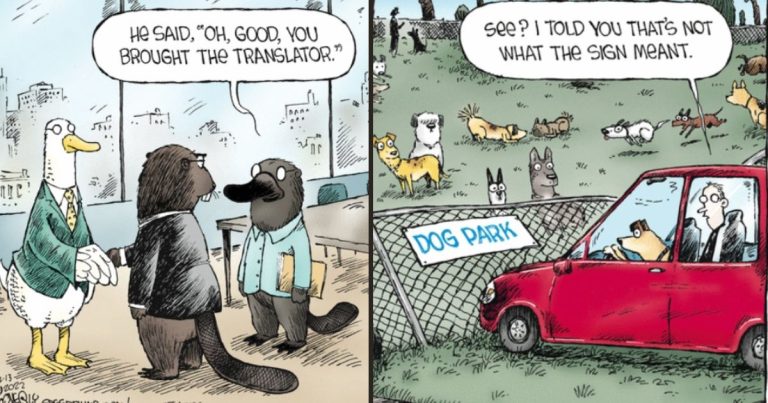 20 Comics That Highlight Humans and Animals' Behavior Quirks, By Dave ...