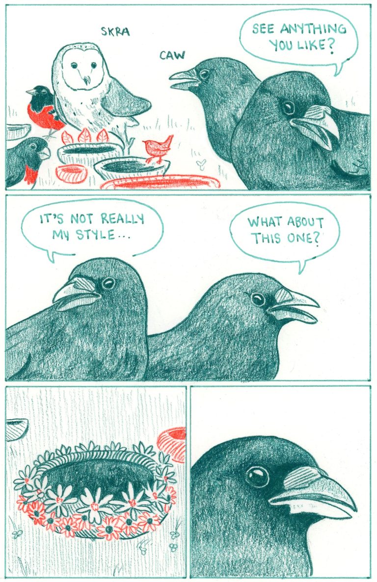 20 Hand Drawn Falseknees Comics Illustrates The Story Of Birds | Comics ...