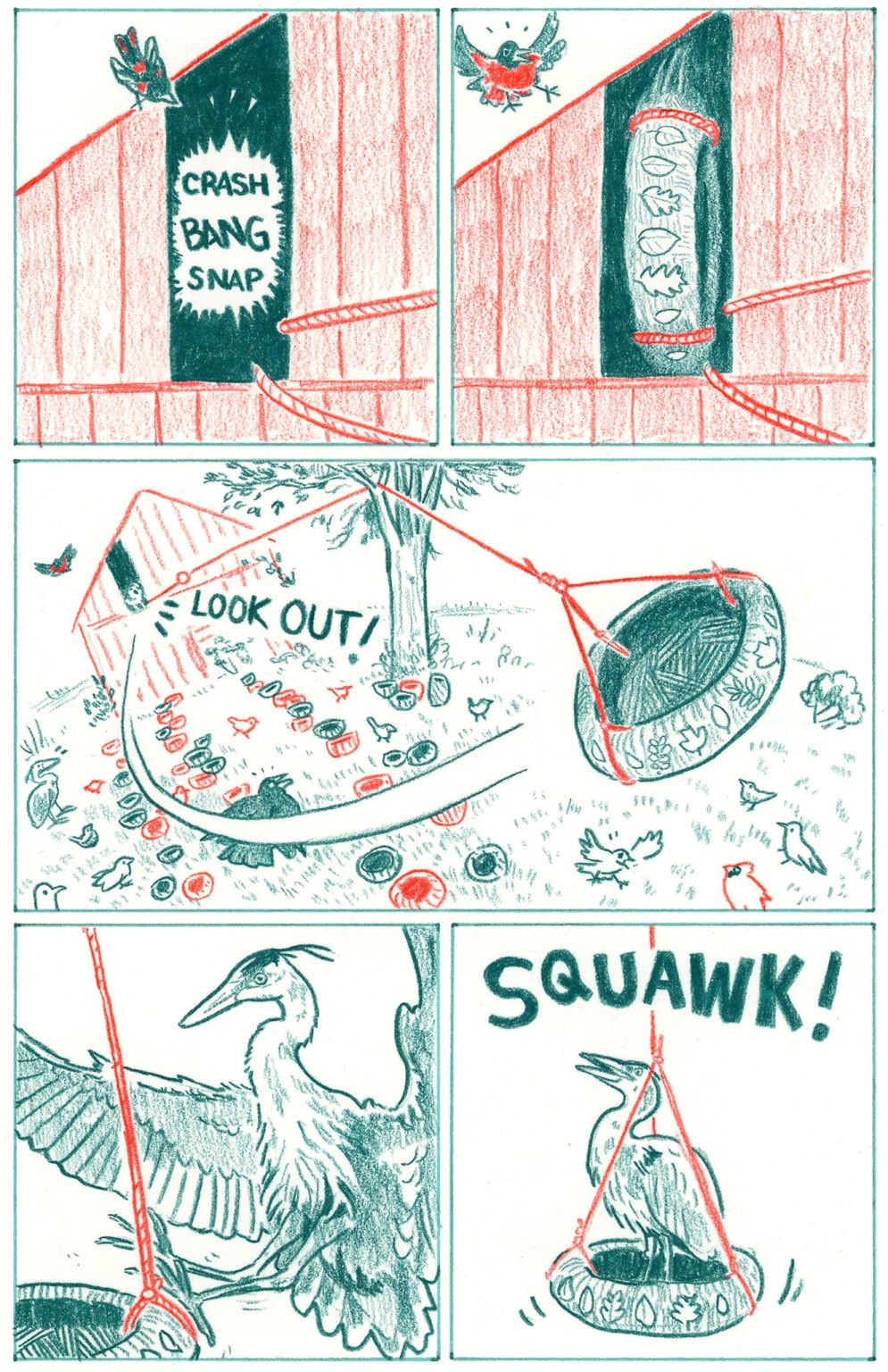 20 Hand Drawn Falseknees Comics Illustrates The Story Of Birds | Comics ...