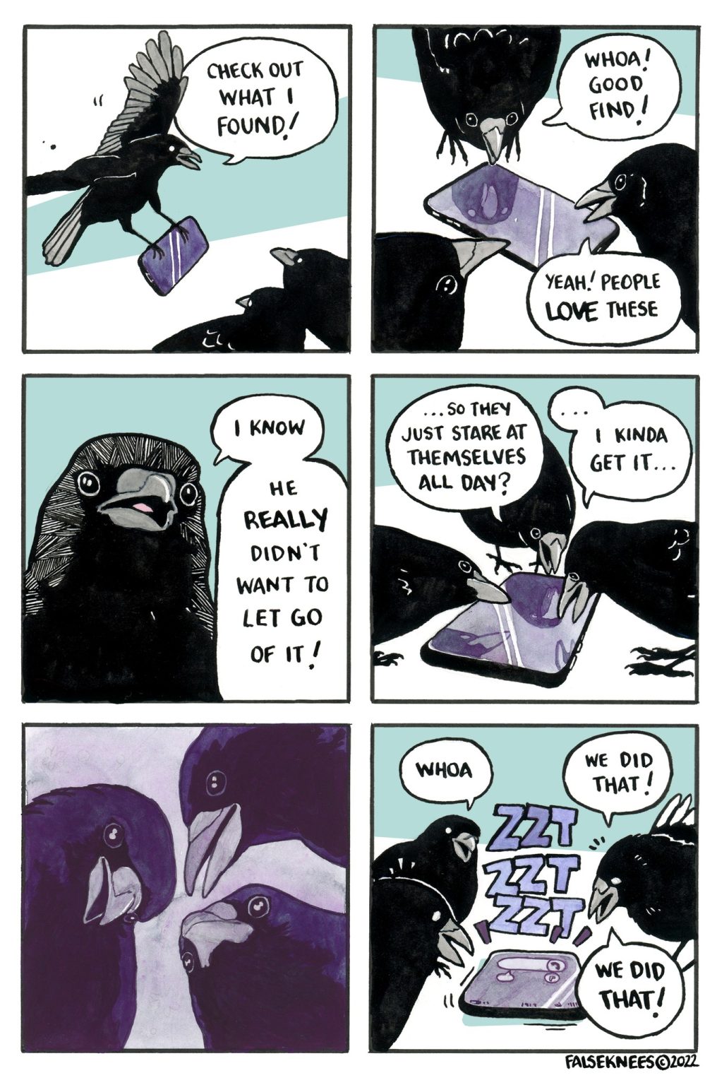 20 Hand Drawn Falseknees Comics Illustrates The Story Of Birds | Comics ...